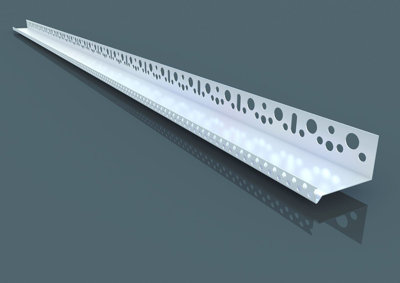 Profil de soclu din aluminiu tl.0,6mm , 2,5 m