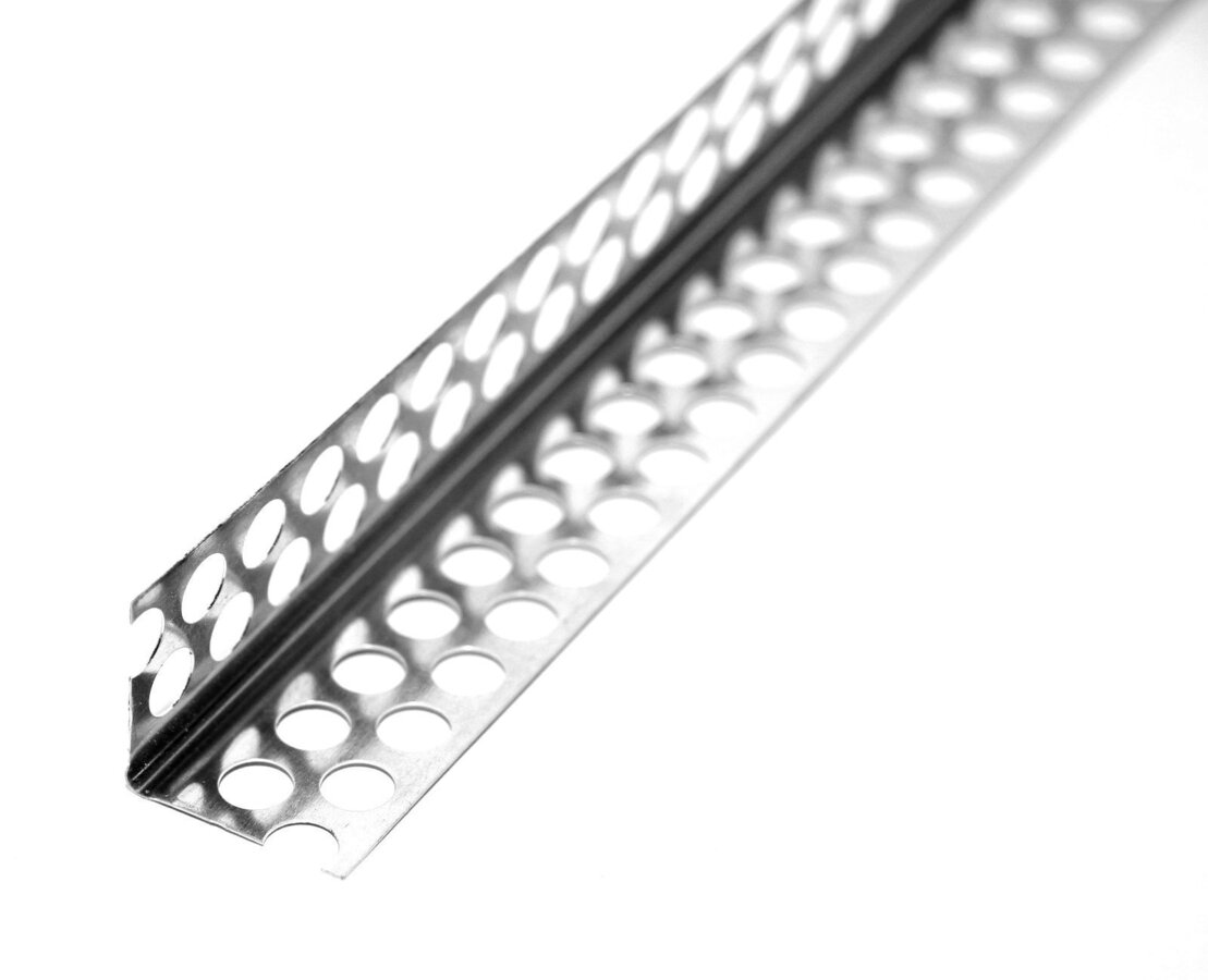Profil de colț din aluminiu fără plasa 0,3 mm