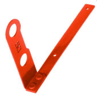 Suport parazăpadă pentru doua bări -plat