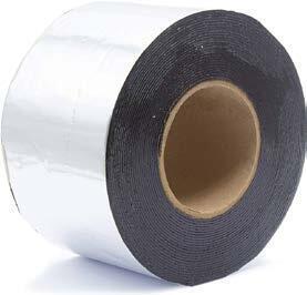 Bandă de bitumen cu tratament de suprafață metalică